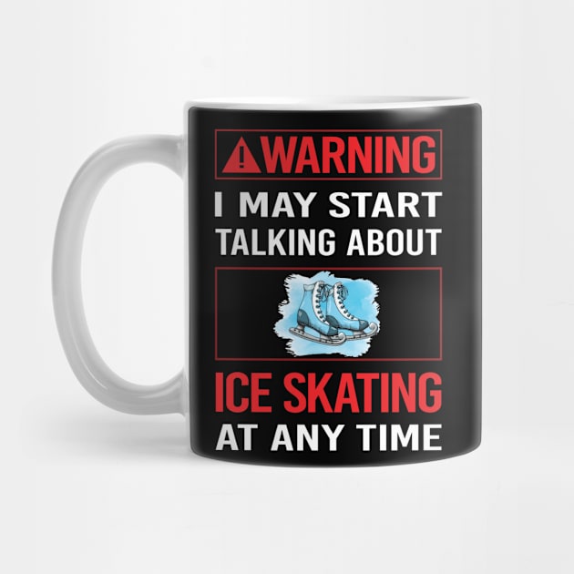 Red Warning Ice Skating Skate Skater by Happy Life
